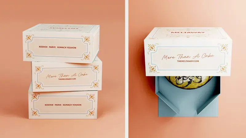 Cake & packaging — Food · Packaging render